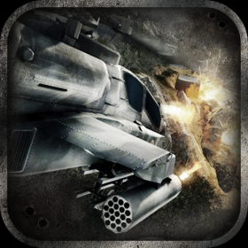 couverture jeu vidéo Une guerre d'hélicoptère agitée