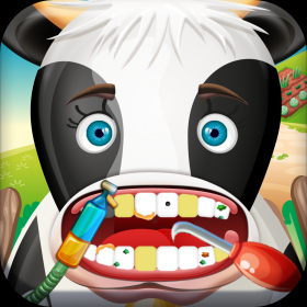 couverture jeu vidéo Une journée de dentiste Farm Animal heureux A Farm Animal Happy Dentist Day