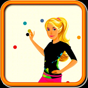 couverture jeu vidéo Une manie pop de mignons petits bulles de couleur - frein libre