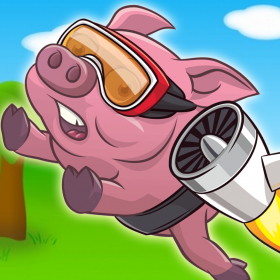 couverture jeu vidéo Une montée de Flying Pig libre