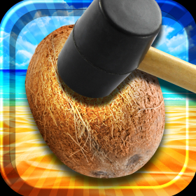 couverture jeu vidéo Une noix de coco Hammer &amp; Smash Craze GRATUIT   A Coconut Hammer &amp; Smash Craze FREE