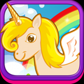 couverture jeu vidéo Unicorn Catch - Rainbow Flying Mustangs Vs Crazy Fire Breathing Dragons