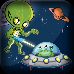 couverture jeu vidéo Vaisseau spatial Laser tournage Attack - Space Invasion Chasse Shootout gratuit