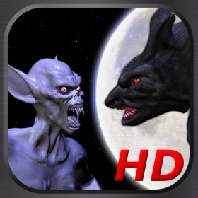 couverture jeu vidéo Vampires Vs Werewolves HD