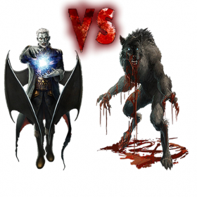 couverture jeu vidéo VampireVsWerewolf