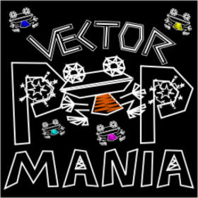 couverture jeux-video Vector Pop Mania - Le Super Fun style minimaliste Doodle Tap & Pop le jeu de puzzle grenouille Indie