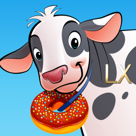couverture jeu vidéo Vitesse de ferme fou jeu de taraudage LX - Beignet sauvetage de dent sucrée saccage des animaux