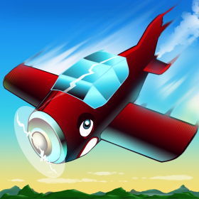 couverture jeu vidéo Vol d'un avion Drôle, jeu gratuit - Fun Plane Flight, Free Game