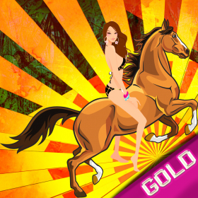 couverture jeu vidéo Wild Ride Horse Run Jump : The sexy lingerie agility horseback race in the Woods - Gold Edition