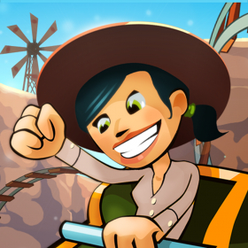 couverture jeu vidéo Wild West 3D Rollercoaster Rush