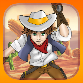 couverture jeu vidéo Wild West Course Cowboy - Jeu D'action Gratuit, Wild West Cowboy Run – Free Action Game