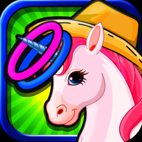 couverture jeu vidéo Wild West Unicorn Toss - Fun Cowboy Tossing Game
