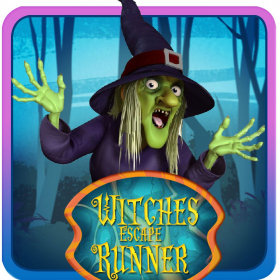 couverture jeu vidéo Witches Escape Runner Pro