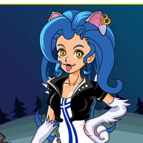 couverture jeu vidéo wolf girl lili