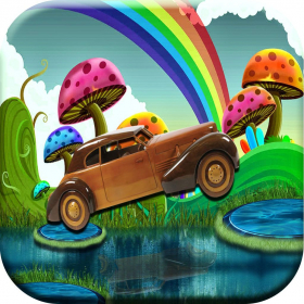 couverture jeu vidéo Wooden Car " Jungle Crossing Racing"