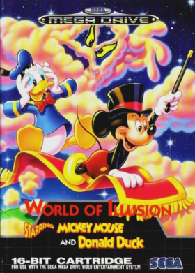 couverture jeu vidéo World of Illusion starring Mickey Mouse and Donald Duck