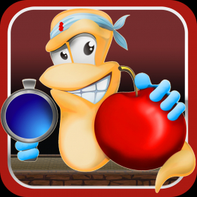 couverture jeu vidéo Worms Runner : Bob the Turbo Worm vs. Flying Animal Diggers