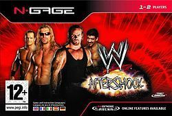 couverture jeu vidéo WWE Aftershock