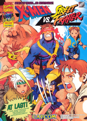 couverture jeu vidéo X-Men vs. Street Fighter