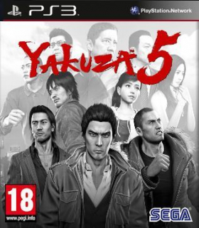 couverture jeu vidéo Yakuza 5