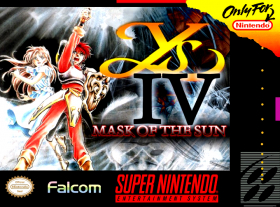 couverture jeu vidéo Ys IV : Mask of the Sun