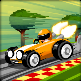 couverture jeu vidéo Zombie Go Kart Racer Top Route Chase Jeu gratuit - Facile Gokart d'enfants et de voiture de course d'action