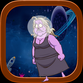 couverture jeu vidéo Zombie Granny vs. Aliens Outer Space Battle