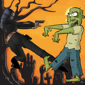couverture jeux-video ZombieAttack! Girls vs Zombies