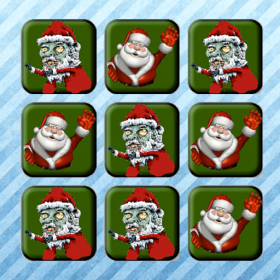 couverture jeu vidéo Zombies and Santas Tic Tac Toe