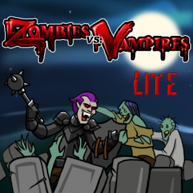 couverture jeu vidéo Zombies Vs. Vampires Lite