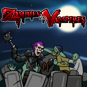 couverture jeu vidéo Zombies Vs. Vampires