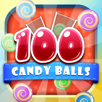 extrait jeux-video 100 Candy Balls Classic Free - Catch And Collect The Falling Jelly Sweet Candy Ping Pong Balls