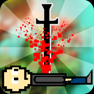 extrait jeux-video 100 Swords Dumb Hero : Tap The Black Sword And Die