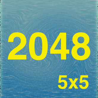 extrait jeux-video 2048 5x5 - redesigned