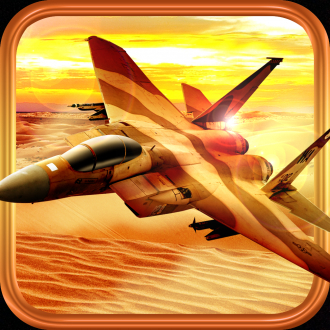 extrait jeux-video 3D Avion de chasse F18 Desert Sky Force po