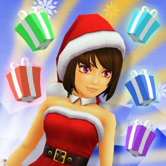 extrait jeux-video 3D Lady Santa Run - Frozen Happy New Year Racing