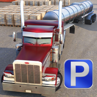 extrait jeux-video 3D Semi Truck Parking - Real Highway Transport Driving School & Trucker Racing Simulator Games
