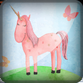 extrait jeux-video 3D Unicorn Rainbow Royaume jongler avec Safari Lite