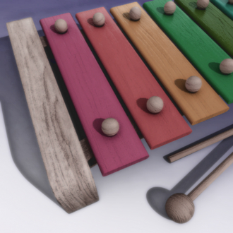 extrait jeux-video 3d Xylophone