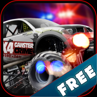 extrait jeux-video 4x4 Gangster Crime Police Smash Wars - Monster Truck Mafia Games FREE