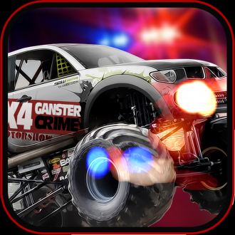 extrait jeux-video 4x4 Gangster Crime Police Smash Wars - Monster Truck Mafia Games PRO