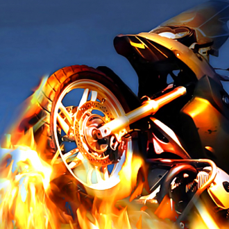extrait jeux-video A 3D Motorcycle Action Traffic Racer - Motorbike Fury Race Simulator Racing Game Free