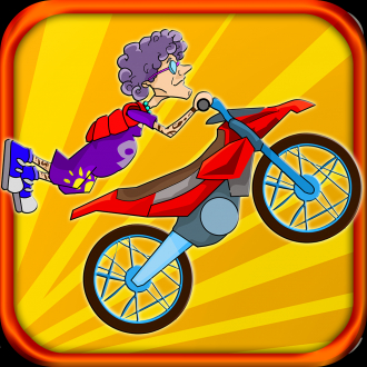 extrait jeux-video A Bike Race of Granny: Xtreme and Radical Downhill Game FREE