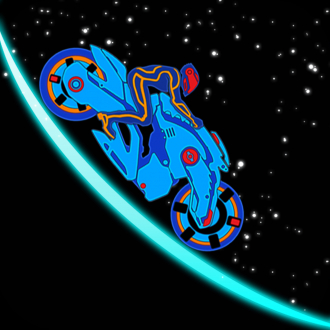 extrait jeux-video A Bike Race : Racing to Neon Temple Edition