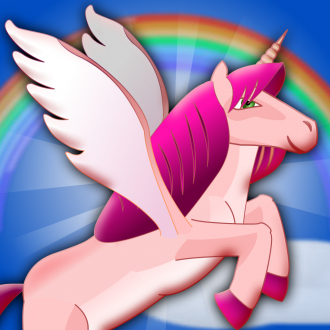 extrait jeux-video A Fairy Unicorn Rainbow Ride - Flying Fantasy