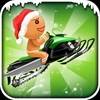 extrait jeux-video A Gingerbread Winter Snow Run: Escape to the City – Free HD Racing Game