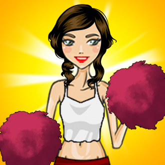 extrait jeux-video A Glamour World Of Cheerleader Dress-up And Fashion Glow Salon & Girls Boutique (Pro)