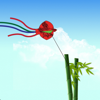 extrait jeux-video A Kite Flying On The Air : Avoid Obstacles Bamboo