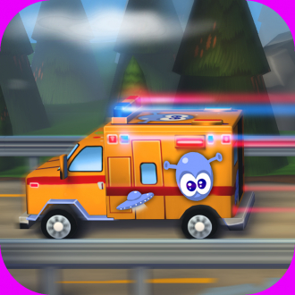 extrait jeux-video A Little Ambulance in Action Free: 3D Fun Exciting Driving for Kids with Cute Emergency Car