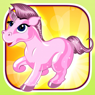 extrait jeux-video A Little Unicorn Magic Star Run FREE - Cute Pony Horse Game for Kid-s &amp; Girl-s